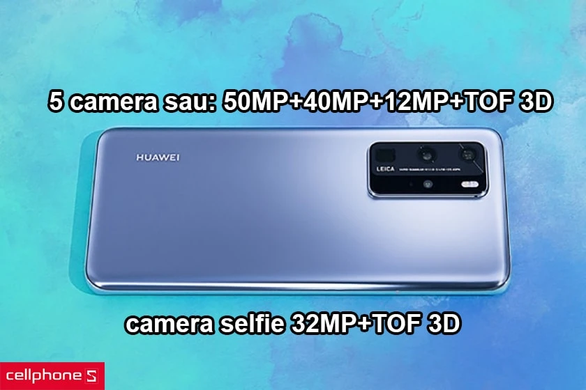 Cụm 5 camera sau ấn tượng, camera selfie 32MP