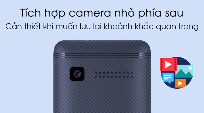 Camera của Itel IT5022 có độ phân giải nhỏ 0,3 MP