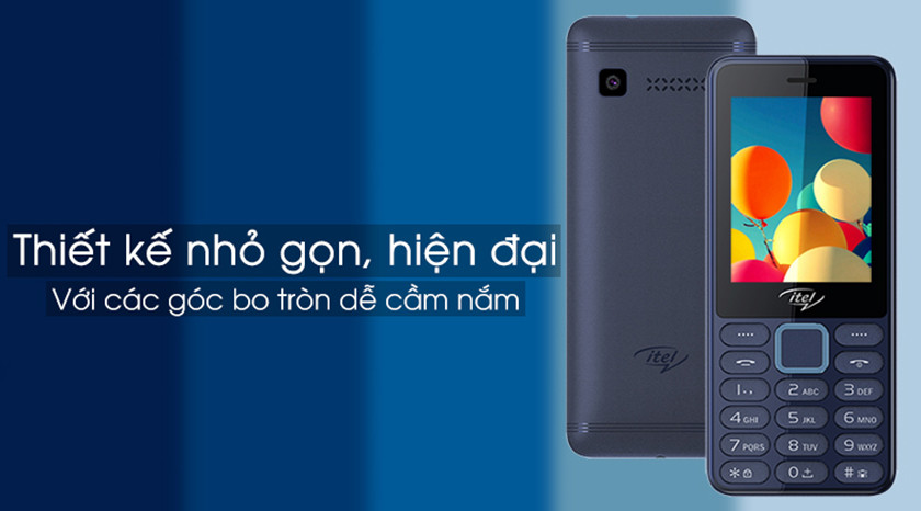 Thiết kế Itel IT5022 nhỏ gọn, bền bỉ có màu đen quyết rũ