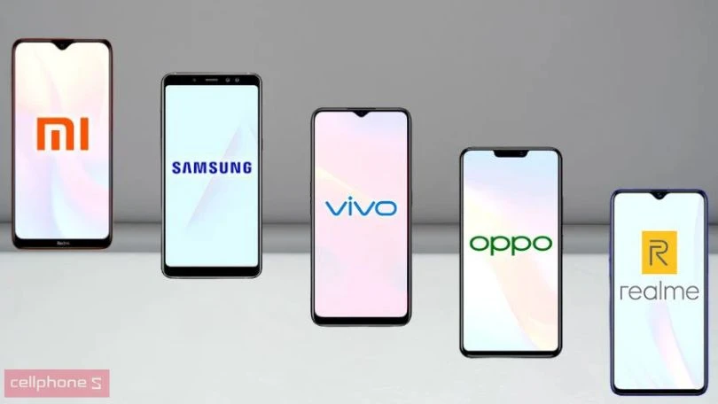 Mua điện thoại mobile giá rẻ dựa vào thương hiệu