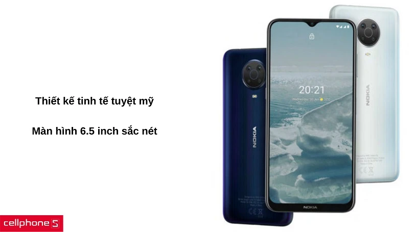 Thiết kế đẹp tinh tế, màn hình 6.5 inch quan sát sắc nét