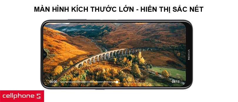 Thiết kế hầm hố đẹp mắt, màn hình 6.38 inch viền mỏng giải trí thỏa thích