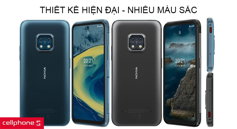 Thiết kế hiện đại, chuẩn Nokia, màn hình nốt ruồi, FullHD+