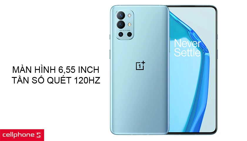 Màn hình 6,55 inch cùng tần số quét 120Hz