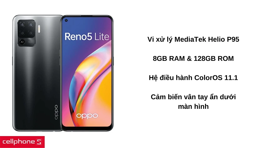 Vi xử lý Helio P95 với 8 GB RAM xử lý mượt mà tất cả tựa game và thao tác đa nhiệm