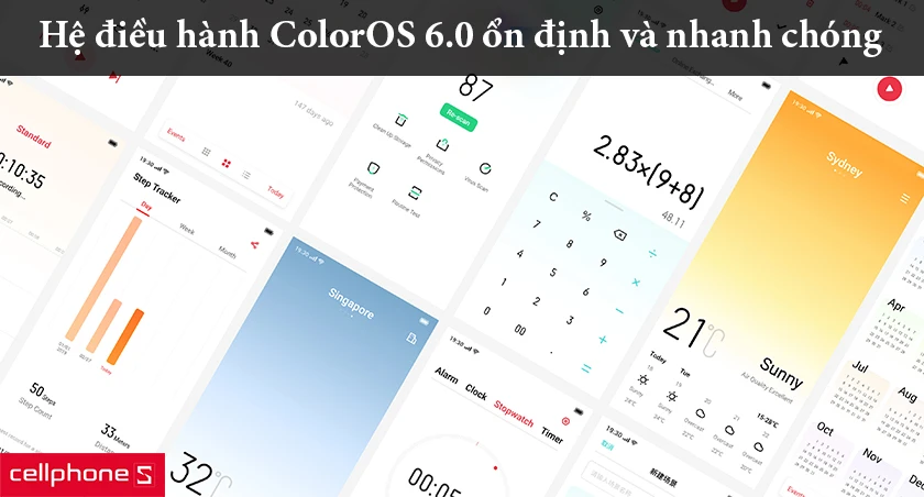 Hệ điều hành ColorOS 6.0 ổn định