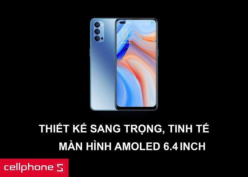 Thiết kế sang trọng, tinh tế cùng với công nghệ màn hình AMOLED phẳng