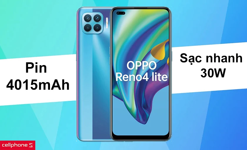 Pin dung lượng 4015 mAh, sạc nhanh 30W