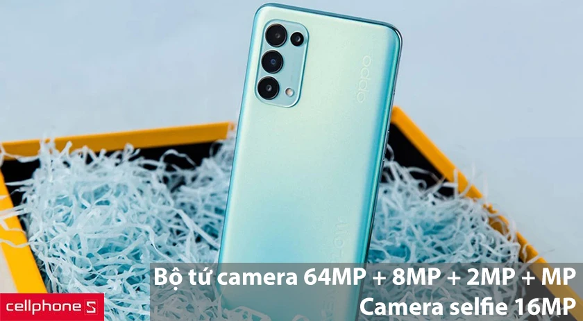 4 tứ camera mạnh mẽ, quay video hỗ trợ AI