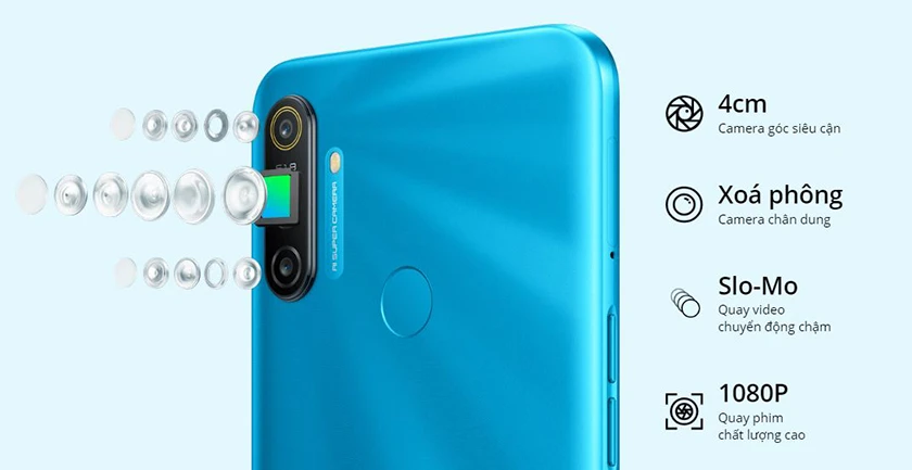 bộ đôi camera sau với camera góc rộng có độ phân giải 12MP