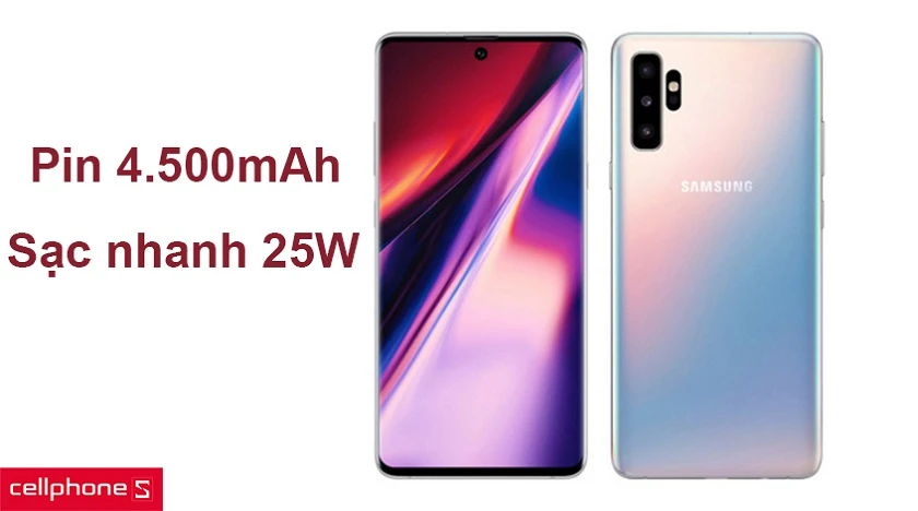 Samsung Note 10 Công nghệ pin mới dung lượng 4.500mAh