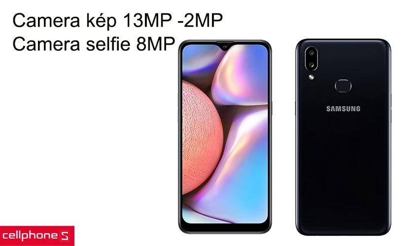 Bộ đôi camera kép 13MP - 2MP, camera selfie 8MP cho khả năng chụp ảnh tốt