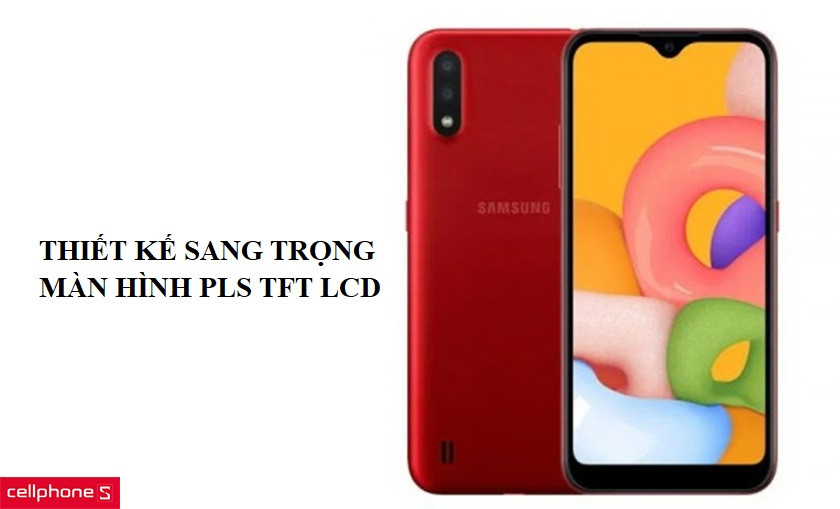 Thiết kế sang trọng cùng màn hình TFT LCD