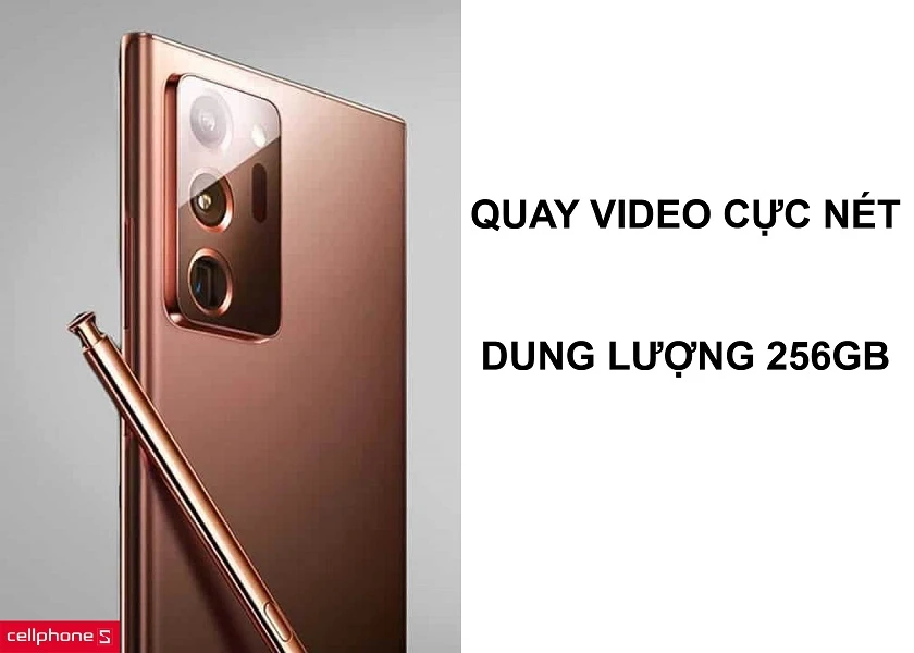 Khả năng quay video cực kỳ ổn định cùng với bộ nhớ dung lượng cực khủng