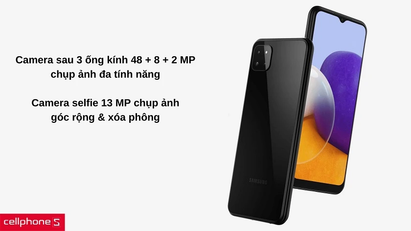 Thỏa sức chụp ảnh với cụm camera 3 ống kính 48 MP