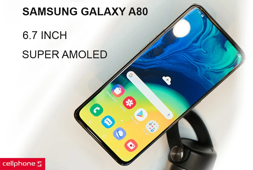 Galaxy A80 – thiết kế màn hình không viền full HD+ 