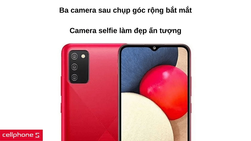 Cụm camera ba ống kính chụp góc rộng, chụp macro và chụp ảnh chiều sâu