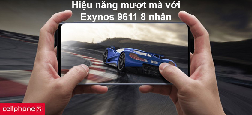 Xử lý mọi tác vụ trơn tru với vi xử lý Exynos 9611 8 nhân