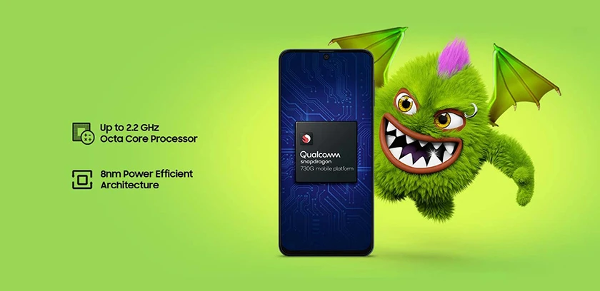 Con chip Snapdragon 730G mạnh mẽ cùng khả năng hỗ trợ Android 10 mới nhất