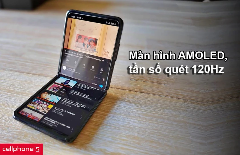 màn hình AMOLED, tần số quét 120Hz