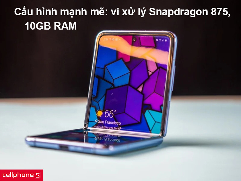 Cấu hình mạnh mẽ: vi xử lý Snapdragon 875, 10GB RAM