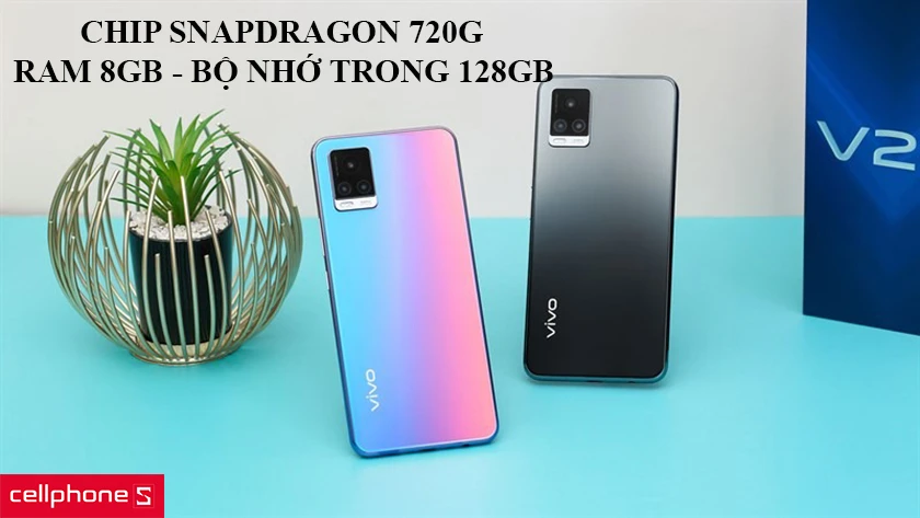 Chip xử lý Snapdragon 720G, chơi game mượt mà