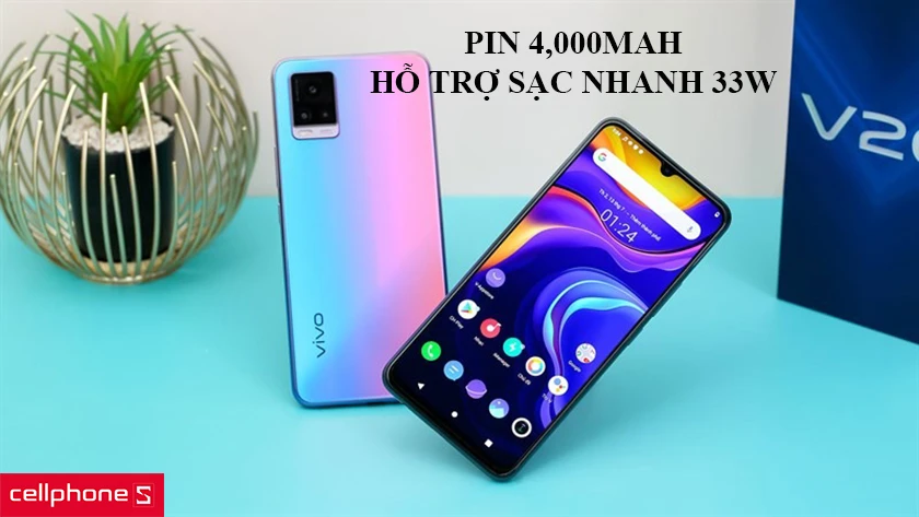 Pin 4.000 mAh, công nghệ sạc nhanh 33W