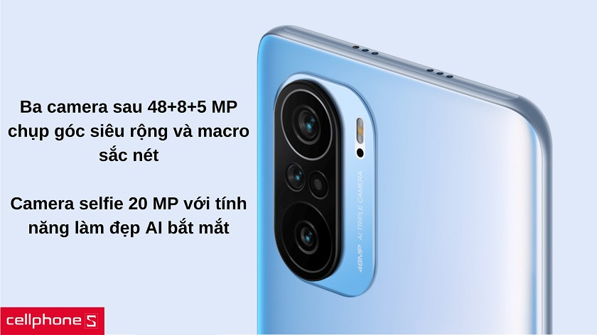 Ba camera sau 48 MP cùng camera selfie 20 MP cho ảnh chụp ấn tượng