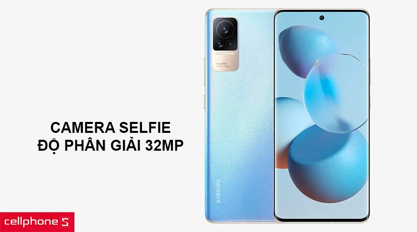 Chụp ảnh chất lượng với bộ ba camera sau, camera selfie 32MP