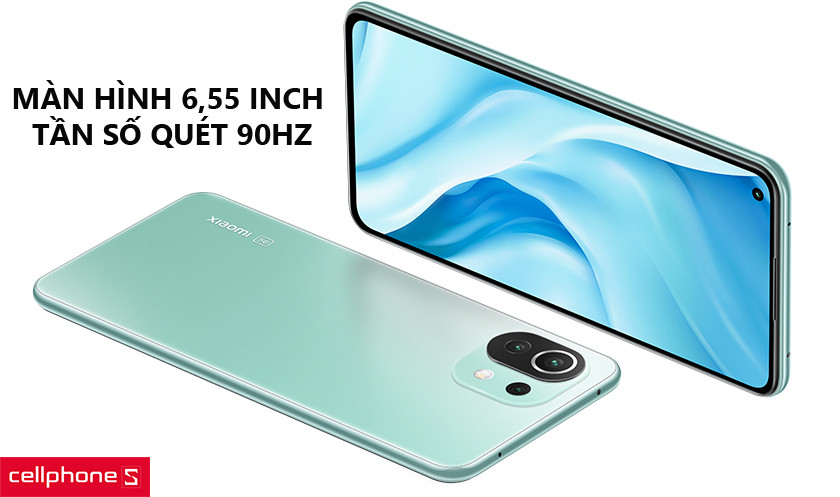 Thiết kế màn hình tràn viền 120Hz và camera selfie đục lỗ