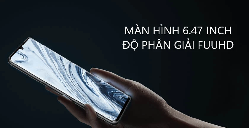 Thiết kế 2 mặt kính sang trọng, màn hình Super AMOLED 6.43 inch, Full HD+