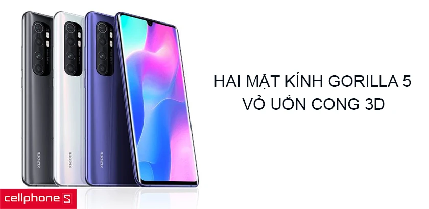 Thiết kế hai mặt lưng kính gradient bắt mắt