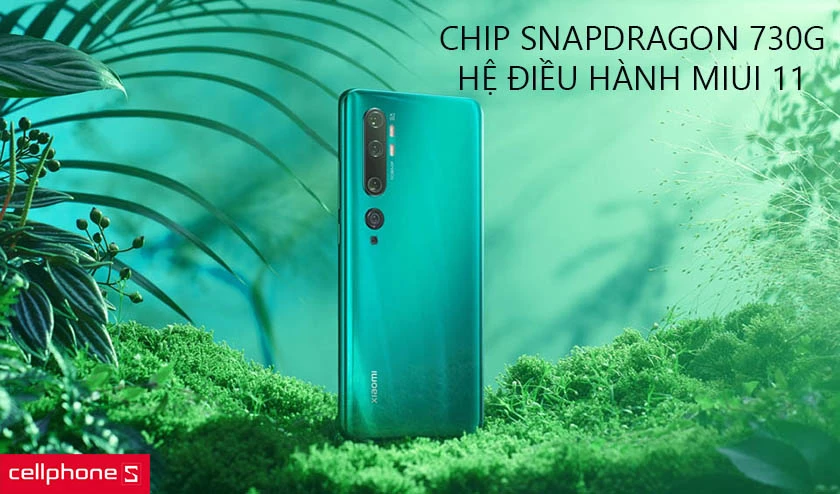 Xiaomi Mi Note 10 Pro trang bị chip Snapdragon 730G 