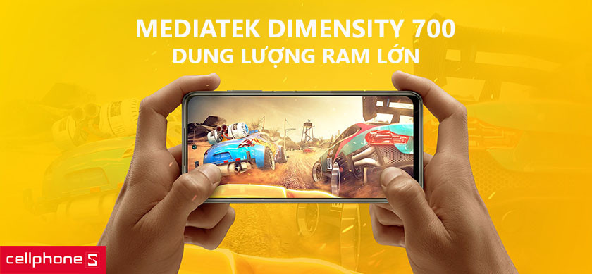 Sức mạnh ấn tượng bởi MediaTek Dimensity 700