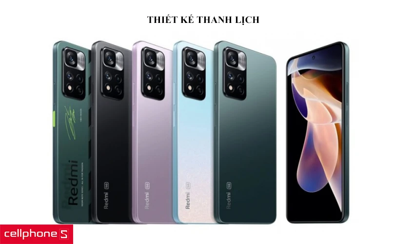 Thiết kế thanh lịch, hỗ trợ 5G