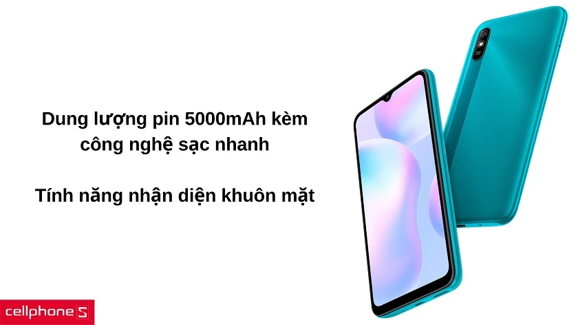 Dung lượng pin &#34;khủng&#34; 5000mAh, tích hợp công nghệ nhận diện khuôn mặt