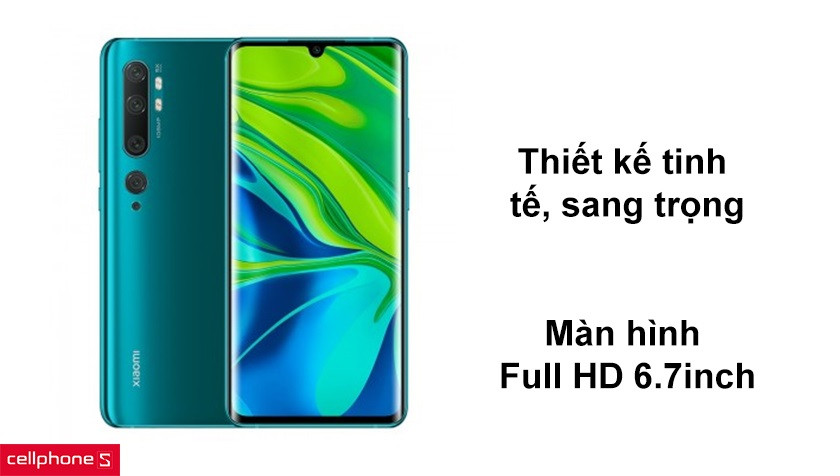 Thiết kế tinh tế và sang trọng, màn hình Full HD 6.7 inch