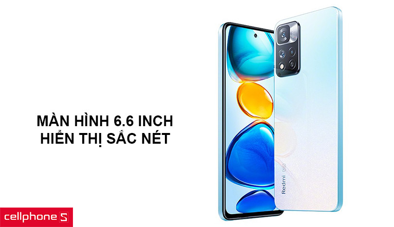 Màn hình 6.47 inch, khả năng hiển thị 16 triệu màu
