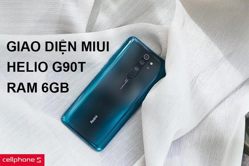 Hiệu năng mạnh mẽ với con chip Helio G90T, giao diện MIUI thân thiện