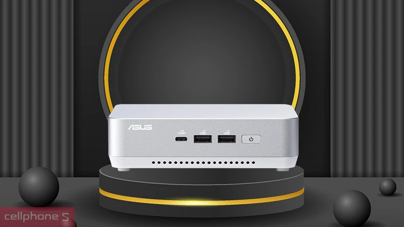 Máy tính PC mini Asus NUC 14 Pro Revel Canyon White U5 - Tối ưu không gian, hiệu suất vượt trội