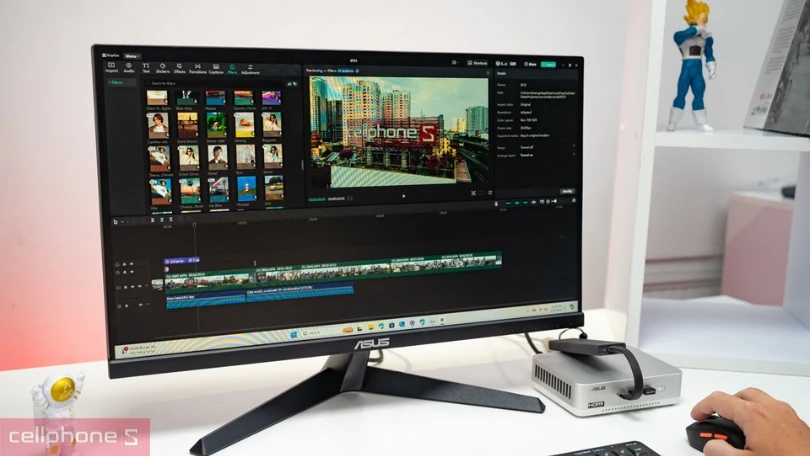 Máy tính PC mini Asus NUC 14 PRO+ Revel Canyon White U7 gọn nhẹ, mạnh mẽ