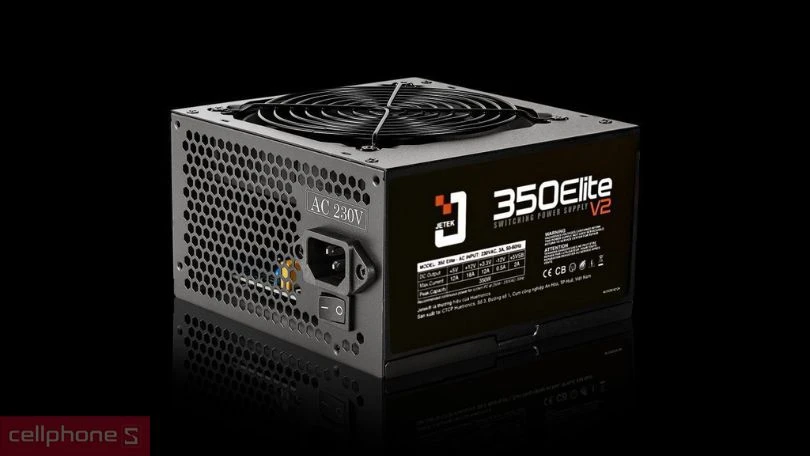 Nguồn điện ổn định từ Jetek 350 Elite V2 350W