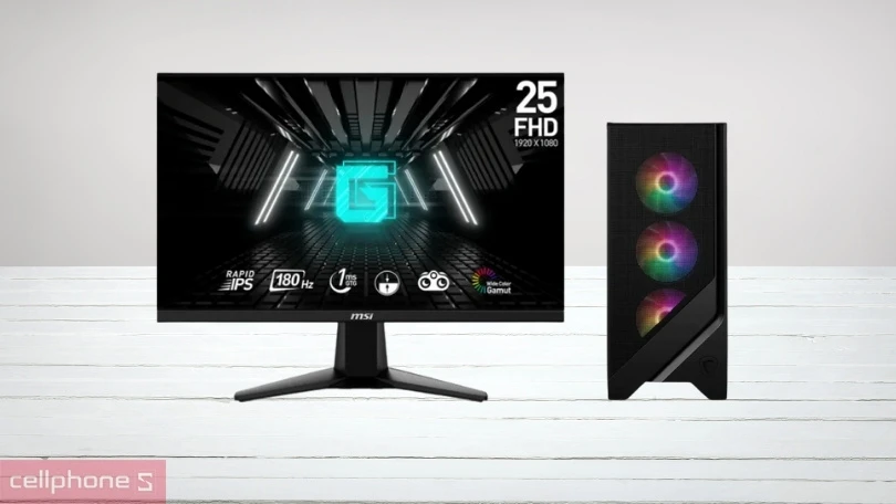PC CPS x MSI Gaming Intel i5 Gen 12 - Thiết kế Gaming hiện đại, hiệu năng mạnh mẽ