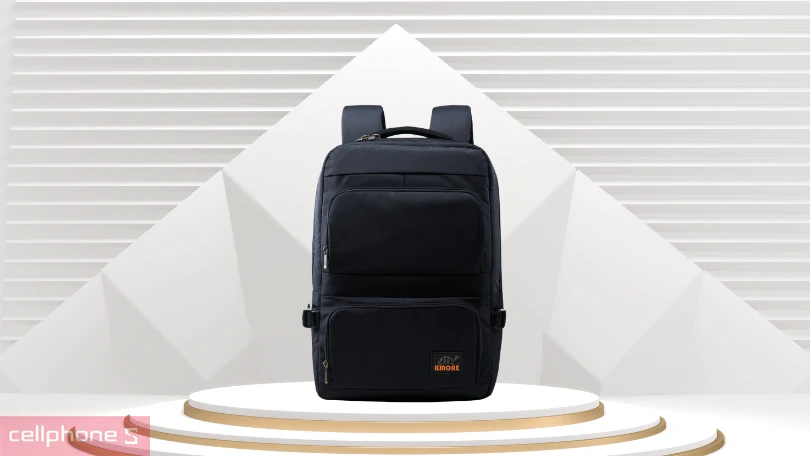 Balo laptop Kmore The Leon Backpack 15.6 inch - Balo gọn nhẹ với hiệu quả chống sốc tối ưu