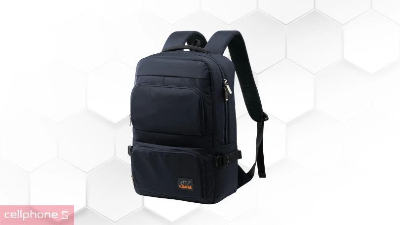 Balo laptop Kmore The Leon Backpack 15.6 inch - Balo gọn nhẹ với hiệu quả chống sốc tối ưu