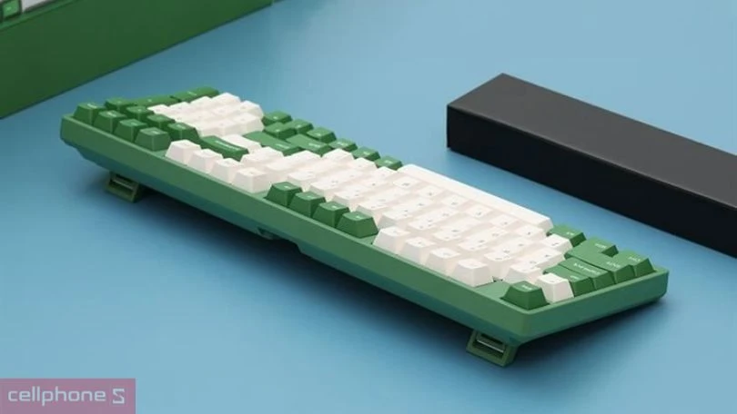 Keycap, switch bàn phím cơ có dây AKKO 3098S Matcha Red Bean V3