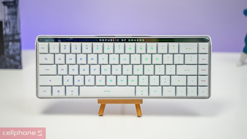 Khả năng kết nối của bàn phím Gaming ASUS ROG Falchion RX Low Profile