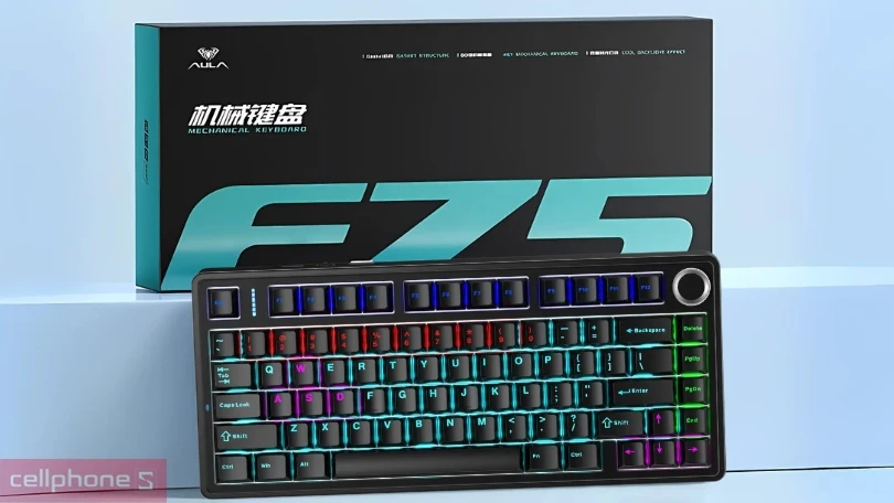 Keycap chất lượng cùng Red switch mang lại độ nhạy cao