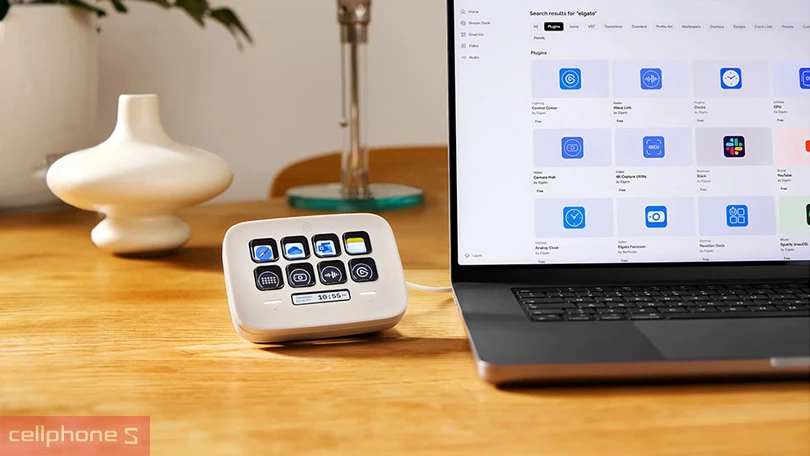 Phím bấm, kích thước bàn phím Elgato Stream Deck Neo 10GBJ9901