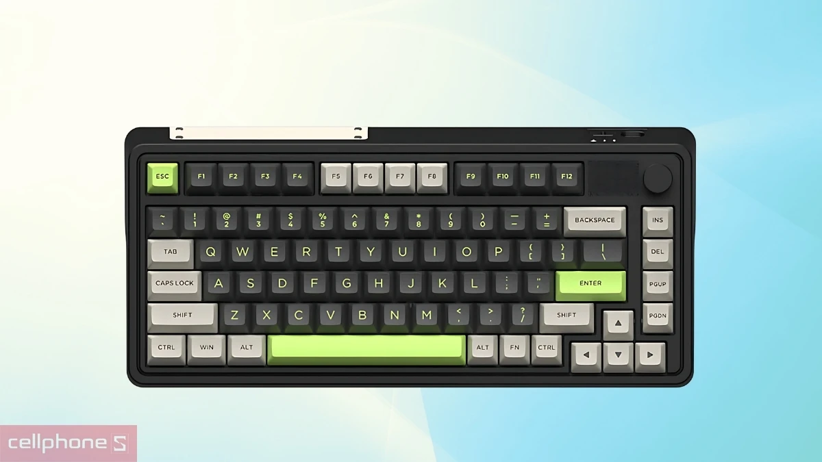 Khả năng kết nối đa chế độ của bàn phím cơ không dây FL-Esports CMK75 Desert Grey